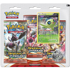 XY BREAKThrough Collector's Pin 3-Pack Blister - Celebi