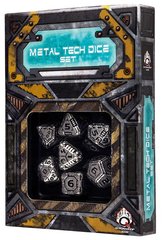 Metal-black Tech Dice Set