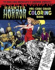 Haunted Horror Pre-Code Cover Coloring Book Tp Vol 01