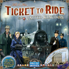 Ticket to Ride Map Collection - United Kingdom & Pennsylvania Expansion #5