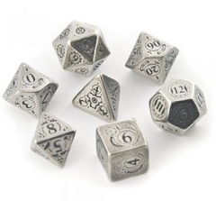 Metal Steampunk 7-Dice Set