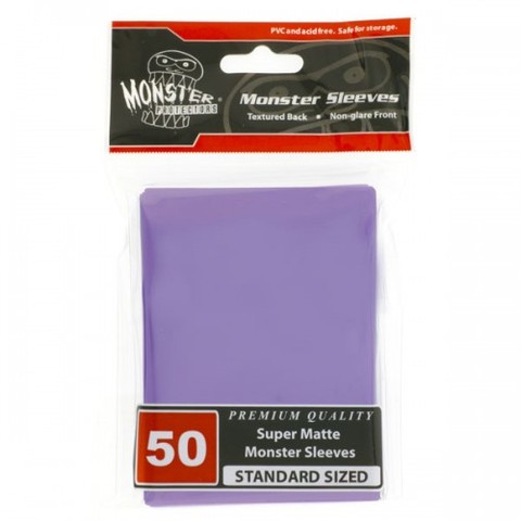 Monster Super Matte Sleeves (50ct) - Purple