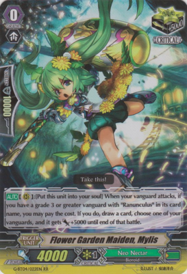 Flower Garden Maiden, Mylis - G-BT04/022EN - RR Flower Garden Maiden, Mylis - G-BT04/022EN - RR