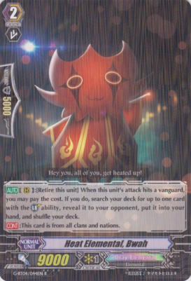 Heat Elemental, Bwah - G-BT04/044EN - R Heat Elemental, Bwah - G-BT04/044EN - R