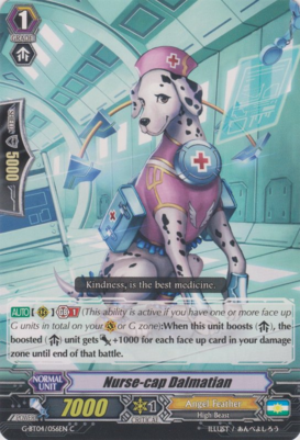 Nurse-cap Dalmatian - G-BT04/056EN - C Nurse-cap Dalmatian - G-BT04/056EN - C