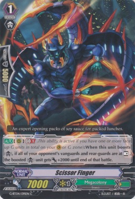Scissor Finger - G-BT04/091EN - C