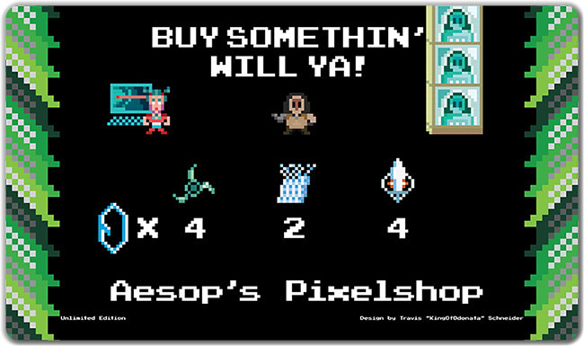 Inked Aesops Pixelshop Playmat