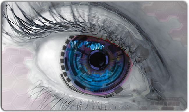 Inked Bionic Eye Playmat