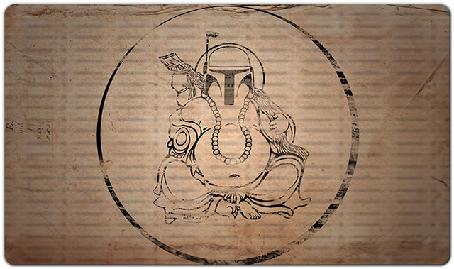 Inked Buddha Fett Playmat