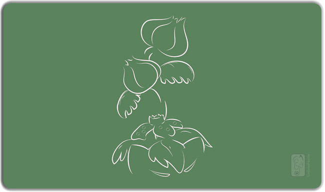 Inked Bulbherbflor Playmat