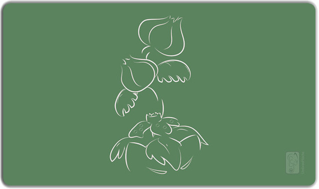 Inked Bulbherbflor Playmat