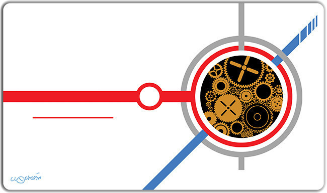 Inked Clean Gears Playmat