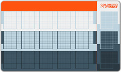 Inked Color Grid Playmat