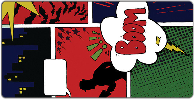 Inked Comic Massacre Playmat
