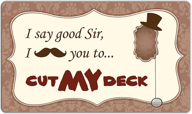 Inked Cut My Deck Playmat