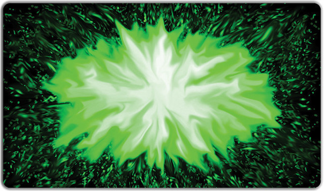 Inked Energy Burst Playmat