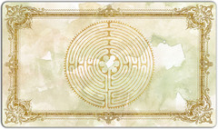 Inked Labyrinth Playmat White