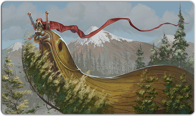 Inked Magical Slug Ride Playmat