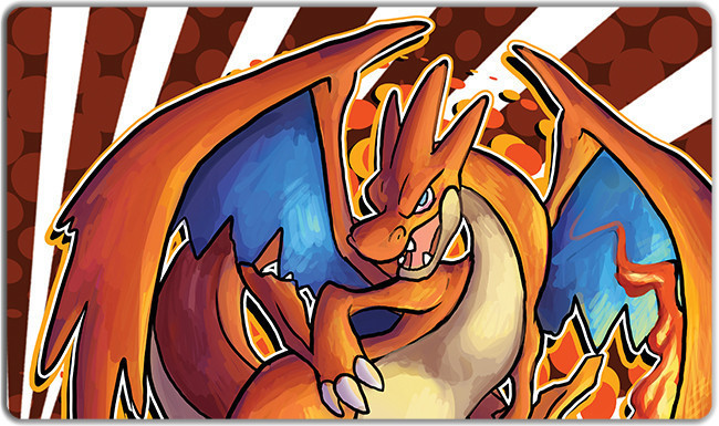Inked Mega Evolution Zard Y Playmat