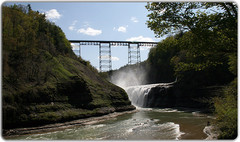 Inked Old Railroad Bridge Playmat