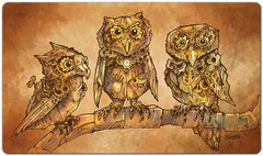 Inked Owls Three Playmat