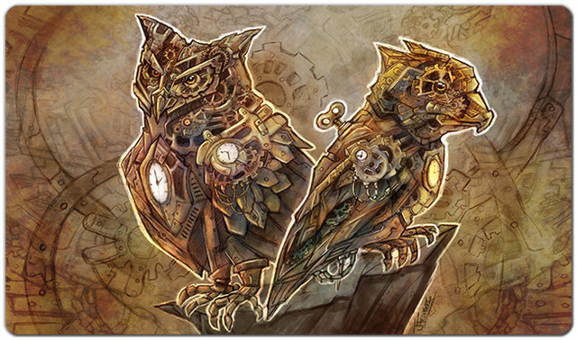 Inked Owls Two Playmat