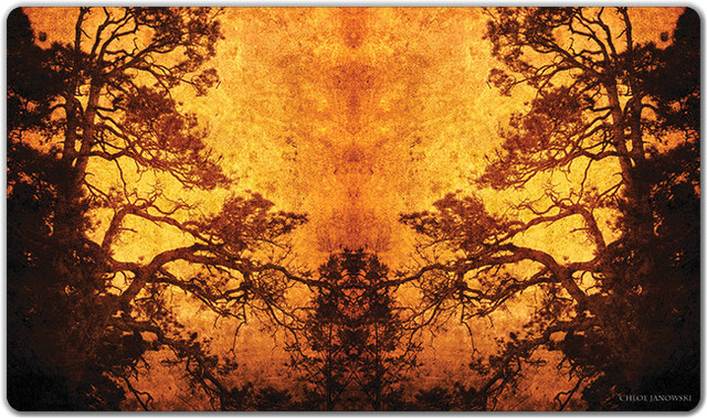 Inked Parchment Tree Playmat