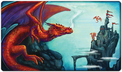 Inked Red Dragon Playmat