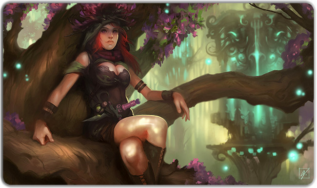 Inked Saliana Eternal Watcher of the Trees Playmat
