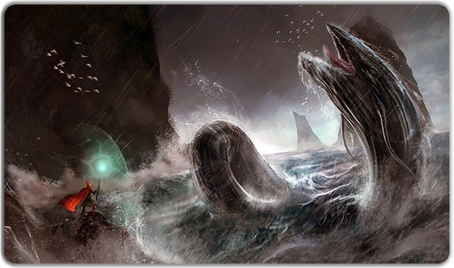 Inked Sea Monster Playmat