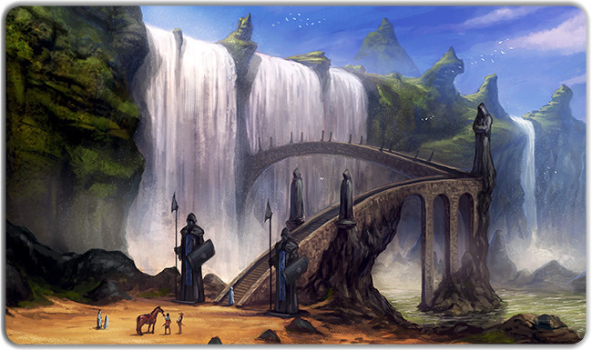 Inked Water Temple Playmat
