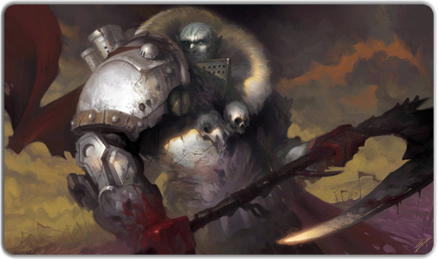 Inked White Orc General Playmat