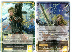 Faria, the Sacred Queen // Faria, the Ruler of God Sword - SKL-007 // SKL-007J - R - 1st Edition