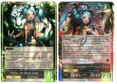 Pricia, the Beast Lady // Pricia, the Commander of the Sacred Beasts - SKL-059 // SKL-059J - R - 1st Edition