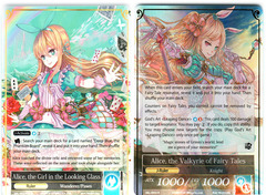 Alice, the Girl in the Looking Glass // Alice, the Valkyrie of Fairy Tales - SKL-093 // SKL-093J - R - 1st Edition