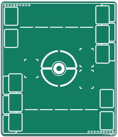 Inked Battlefield Two Player Mat