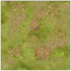 Inked Rural Plains War Gaming Mat