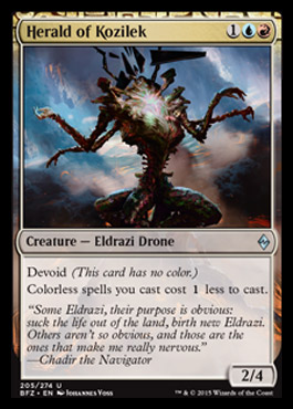 Herald of Kozilek - Foil Herald of Kozilek - Foil