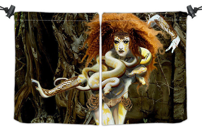 Inked Medusa Dice Bag