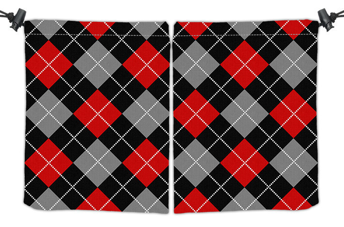 Inked Argyle Dicebag