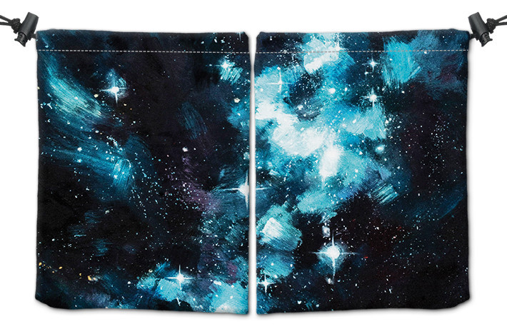 Inked Nebula Dice Bag