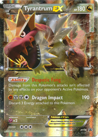 Tyrantrum EX - XY70 - Tyrantrum EX Box Exclusive Tyrantrum EX - XY70 - Tyrantrum EX Box Exclusive