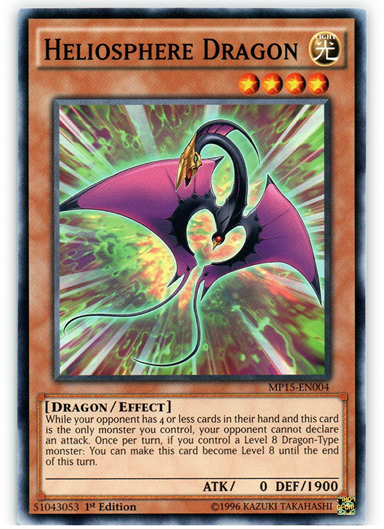 Heliosphere Dragon - MP15-EN004 - Common - 1st Edition