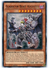 Gladiator Beast Augustus - MP15-EN020 - Rare - 1st Edition