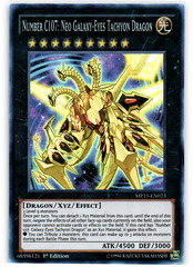 Number C107: Neo Galaxy-Eyes Tachyon Dragon - MP15-EN023 - Super Rare - 1st Edition