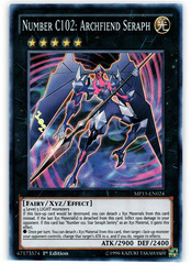 Number C102: Archfiend Seraph - MP15-EN024 - Super Rare - 1st Edition