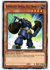 Superheavy Samurai Blue Brawler - MP15-EN067 - Common - 1st Edition