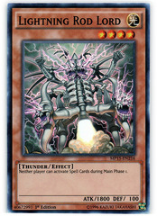 Lightning Rod Lord - MP15-EN216 - Super Rare - 1st Edition