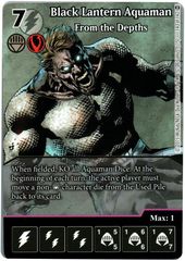 Black Lantern Aquaman - From the Depths (Full Art) (Die & Card Combo)