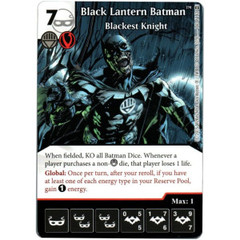 Black Lantern Batman - Blackest Knight (Die & Card Combo)